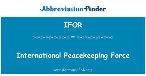 ifor meaning